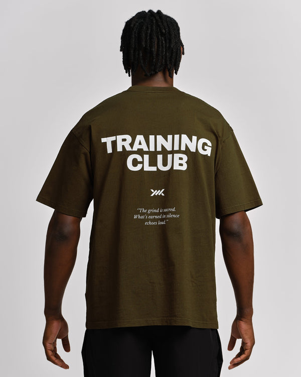 Caged T-Shirt Training Club - Khaki Green