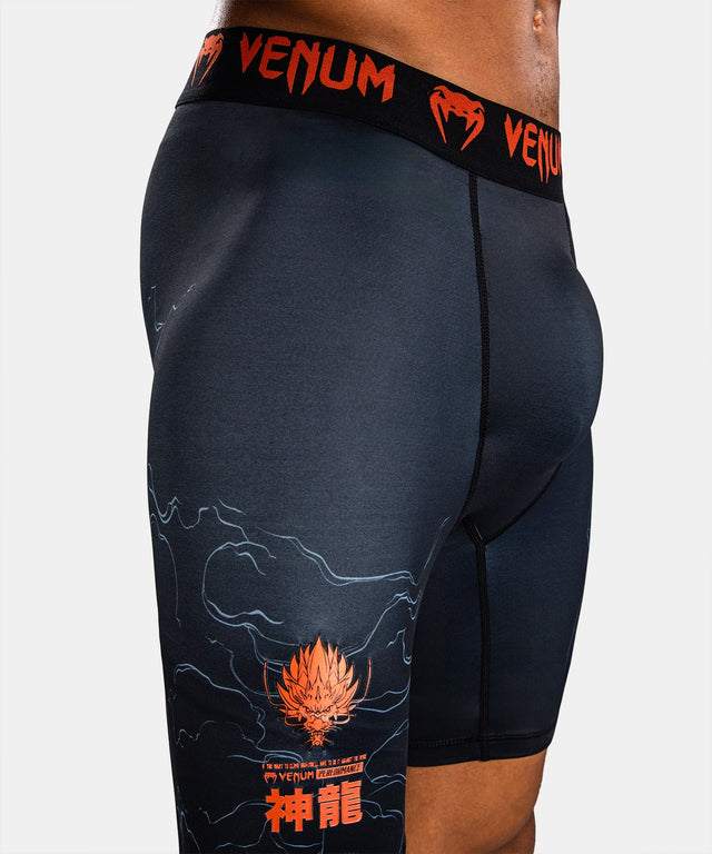 Venum Compression shorts & spats Thunder Dragon – Black/Grey/Copper