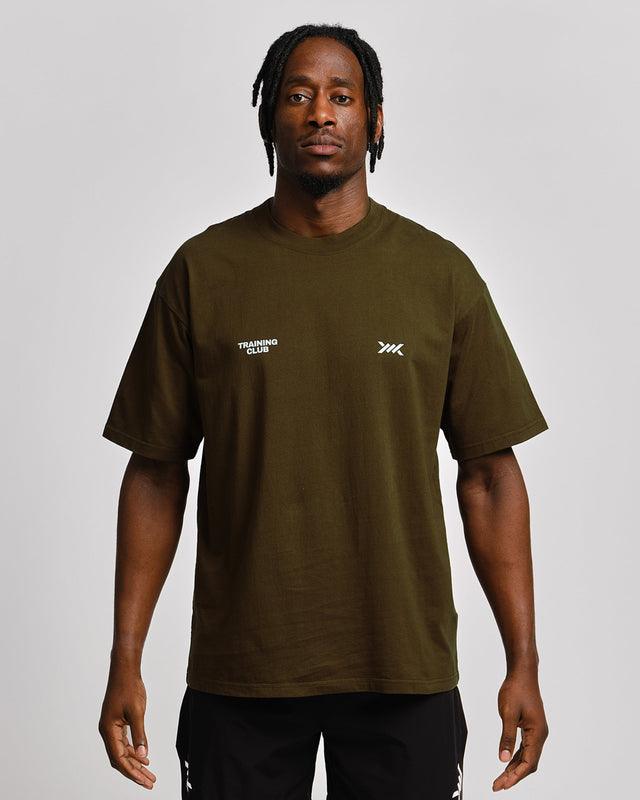 Caged T-Shirt Training Club - Khaki Green