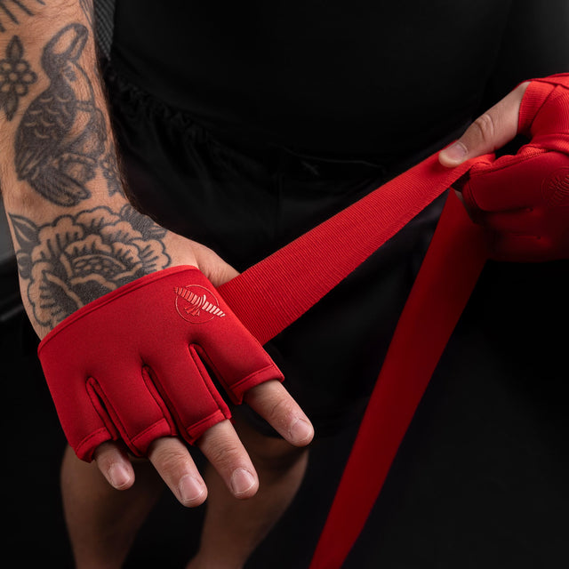 Hayabusa Hand Wraps Knuckle Guard – Red