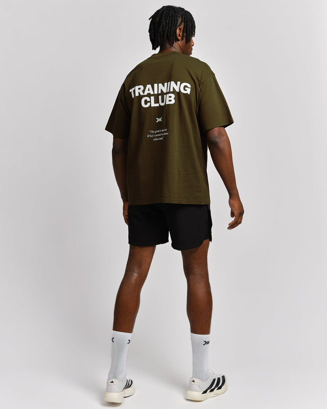 Caged T-Shirt Training Club - Khaki Green