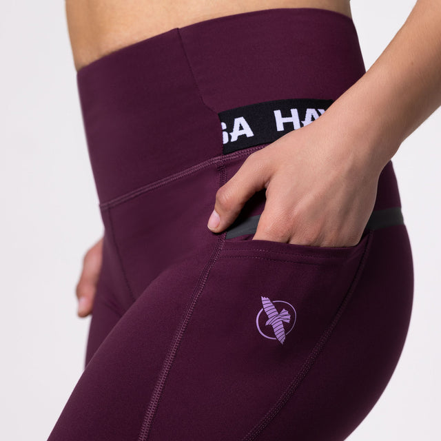 Hayabusa Leggings High Rise 3/4 Women's – Wine
