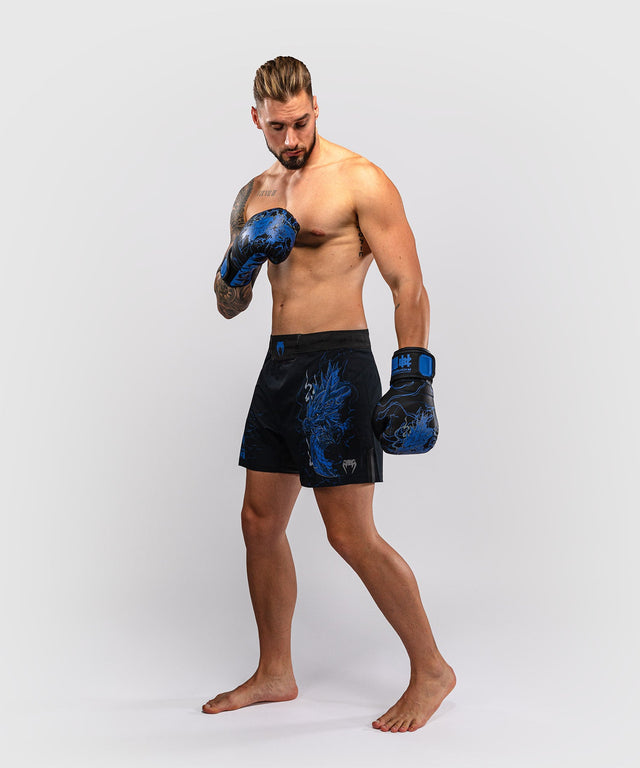 Venum MMA Shorts Thunder Dragon – Black/Royal Blue