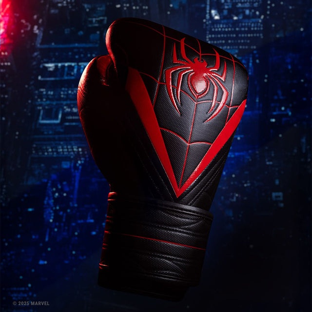 Hayabusa x Marvel Boxing gloves Miles Morales – Black/Red