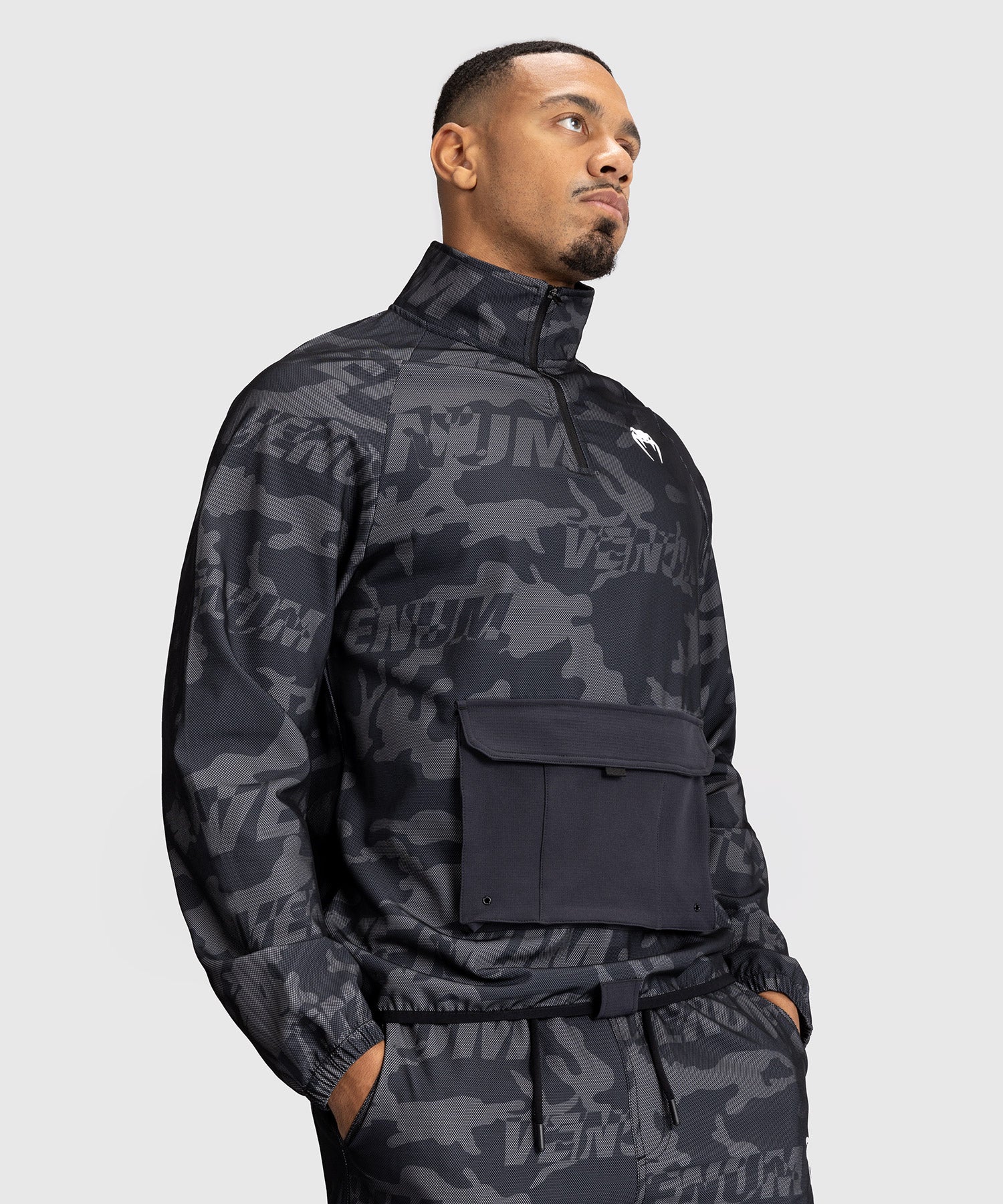 Venum Giacca da allenamento Trooper – Nero/Grigio Scuro