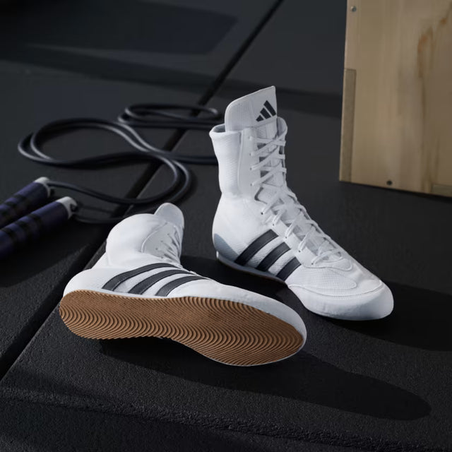 Adidas Boxing Shoes Box Hog 2 - White/Black