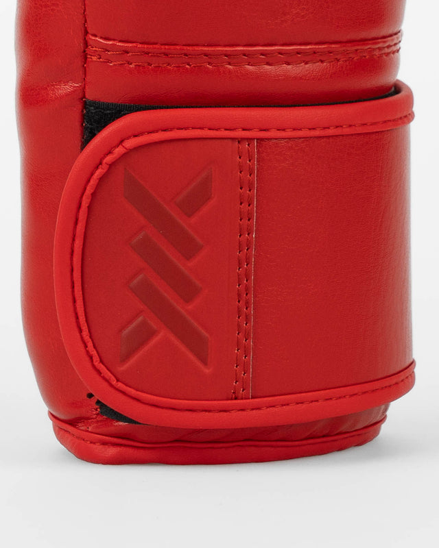 Caged Core Boxing Gloves - Red/Red