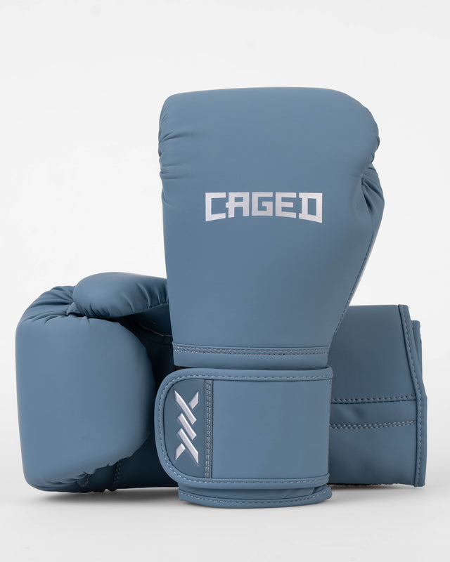 Caged Core Boxing Gloves - Midnight Blue