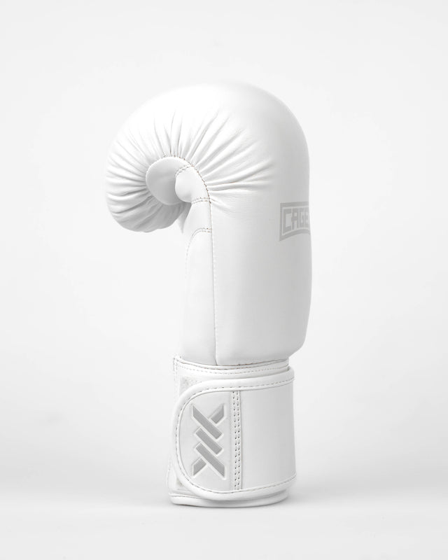 Caged Shadow Boxing Gloves - White/White