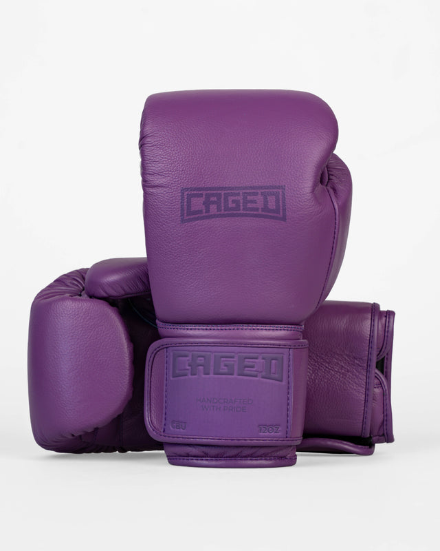 Caged Boxing Gloves 'X' Series - Purple