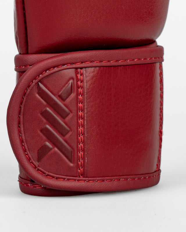 Caged MMA Gloves 'X' Series - Burgundy Red