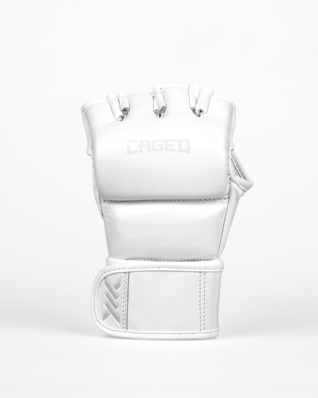 Caged MMA Gloves 'X' Series - White/White