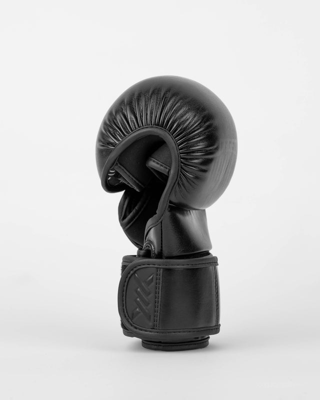 Caged MMA Sparring Shadow Gloves - Black/Black
