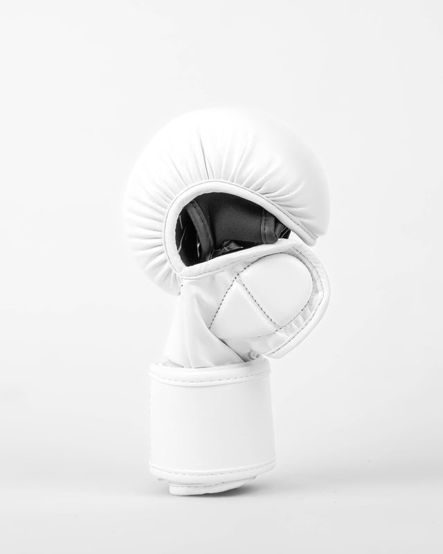 Caged MMA Sparring Shadow Gloves - White/White