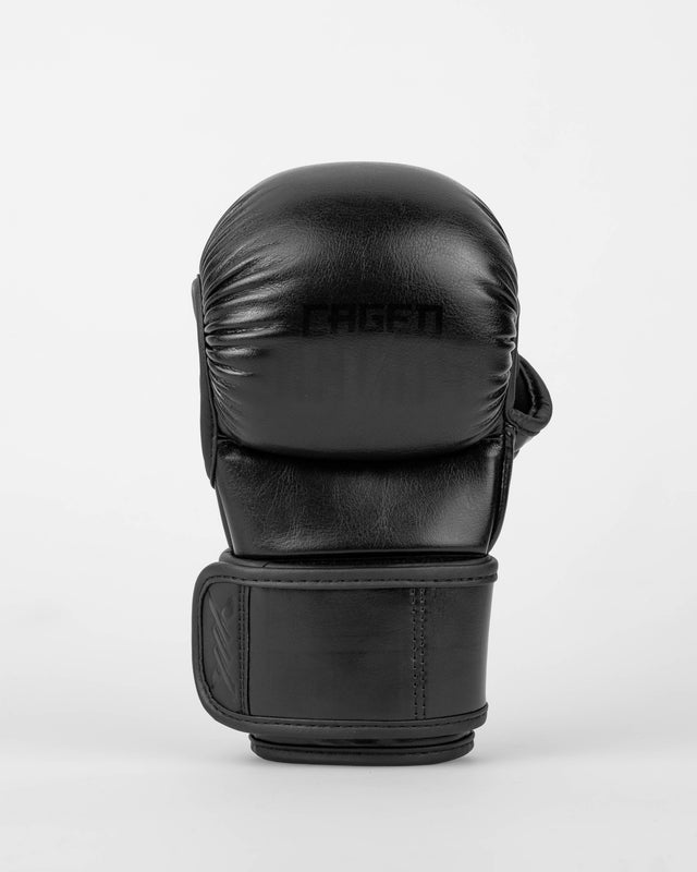 Caged MMA Sparring Shadow Gloves - Black/Black