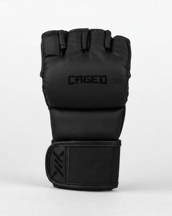 Caged MMA gloves Shadow - Matte Black