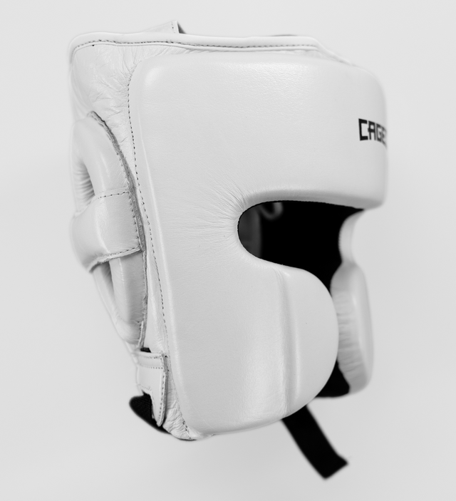 Caged 'X' Series Headguard - White