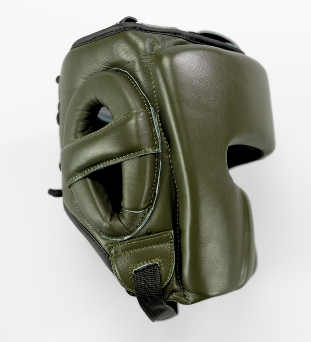 Caged 'X' Series Headguard Khaki Green