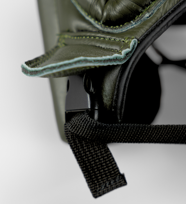 Caged 'X' Series Headguard Khaki Green