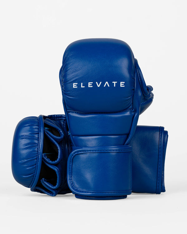 Elevate MMA Sparring Gloves Prime - Blue/White