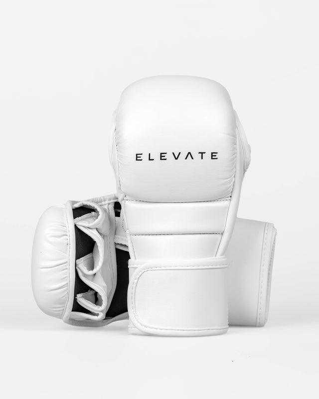 Elevate MMA Sparring Gloves Prime - White/Black