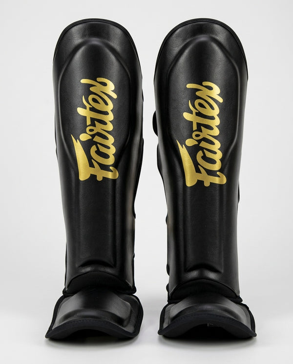 Fairtex Shin Guards FXB - Black/Gold