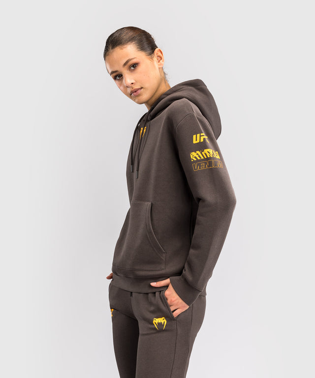 Venum UFC Hoodie Dámské Fusion Fight Week – Hnědé