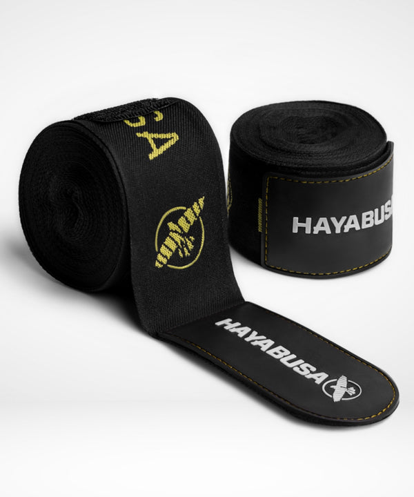 Hayabusa Deluxe Bandages - Black/Gold