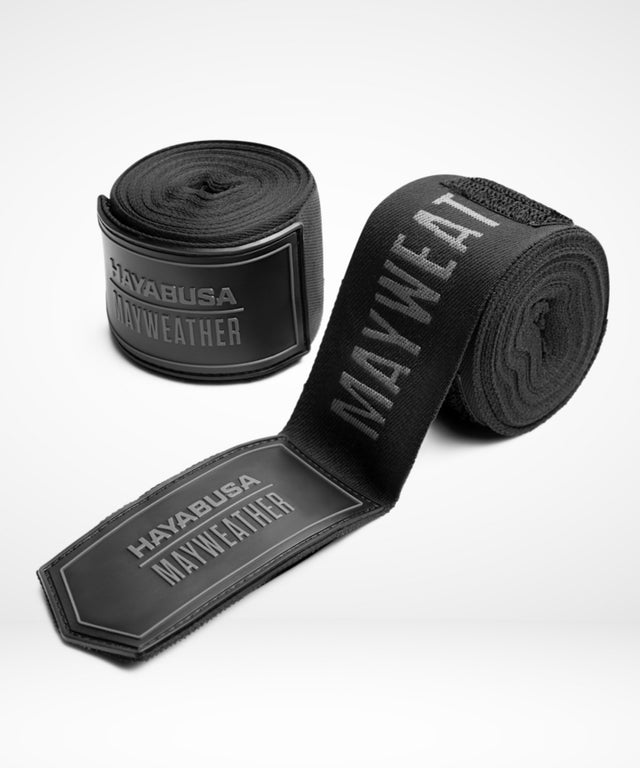 Hayabusa x Mayweather Deluxe Bandages - Black/Gray