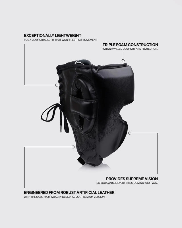 Fly Head Protector Knight X - Black/White
