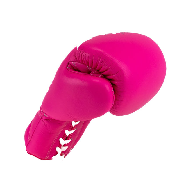 King Pro Boxing XK Boxing Gloves with Lace Closure - Pink/White