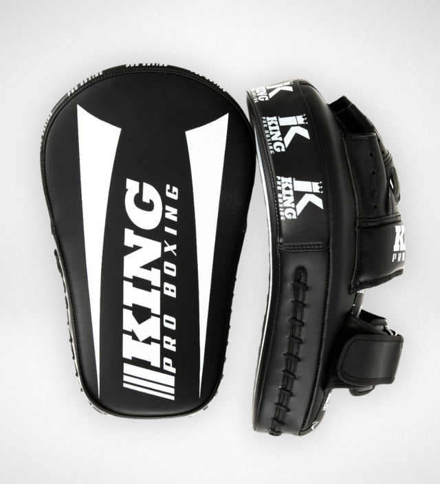 King Pro Boxing Revo Hybrid Boxing Pads - Black/White