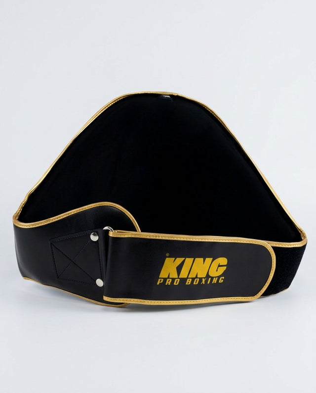 King Pro Boxing Belly Protector - Black/Gold