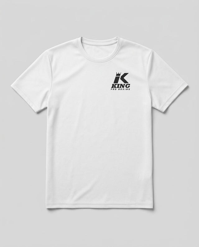 King Pro Boxing T-Shirt Logo - White