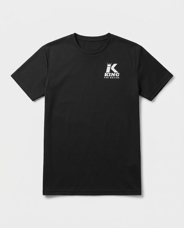 King Pro Boxing T-Shirt Logo - Black