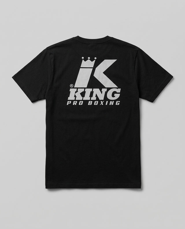 King Pro Boxing T-Shirt Logo - Black