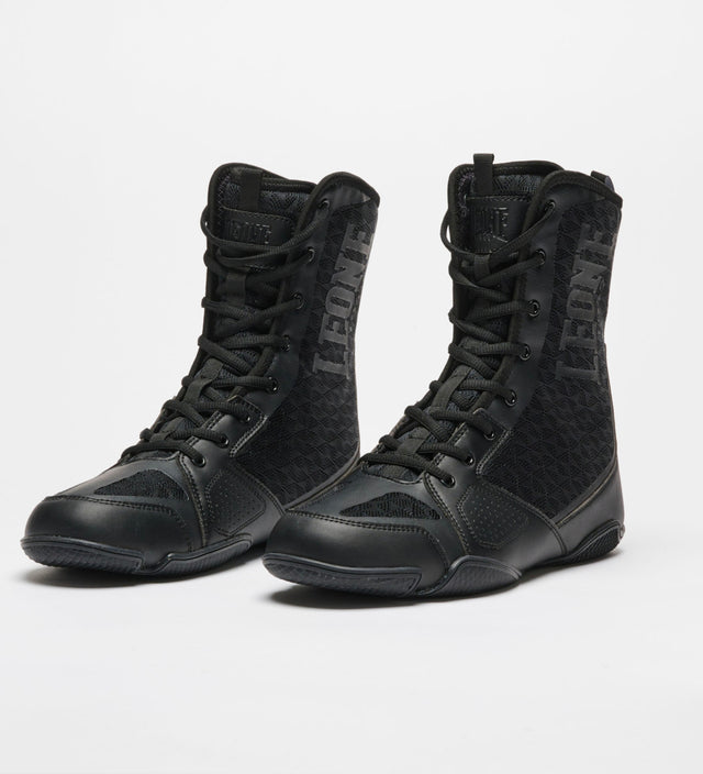 Leone Boxing Shoes Professional - Black