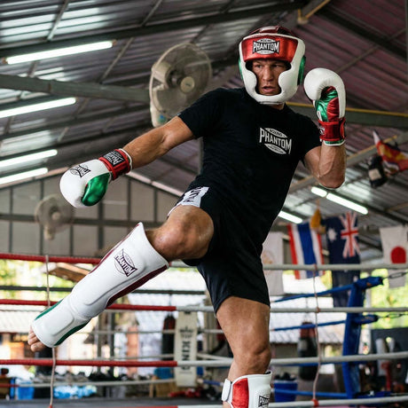 Phantom Athletics Scheenbeschermers Mexico - Wit/Groen/Rood