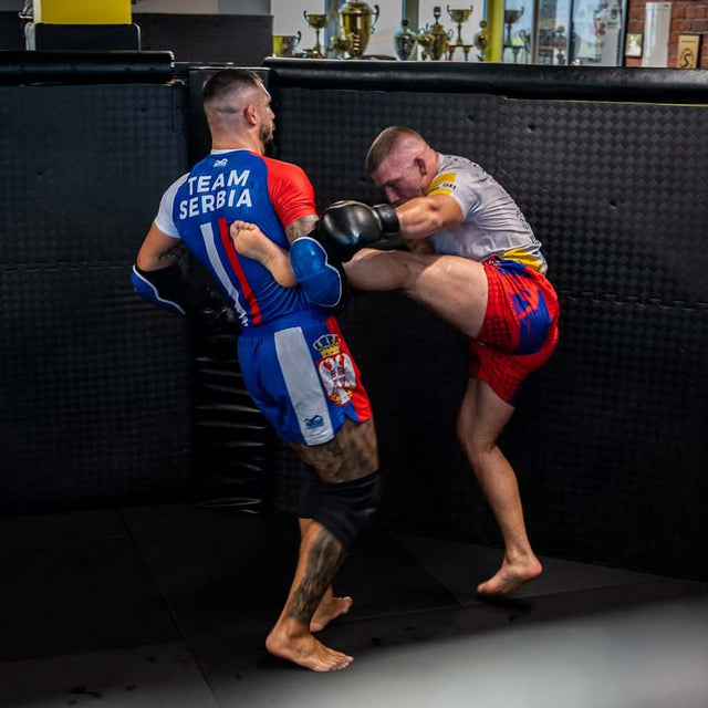 Phantom Athletics MMA Shorts Fusion-R Team Serbia – Red/White/Blue
