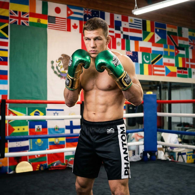 Phantom Athletics Boxhandschuhe Mexico – Grün/Gold