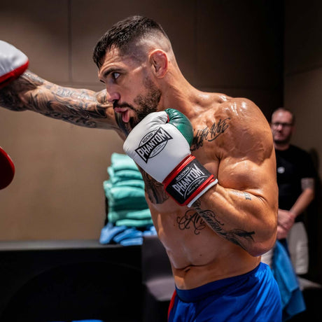 Mănuși de box Phantom Athletics Mexico – Alb/Verde/Roșu