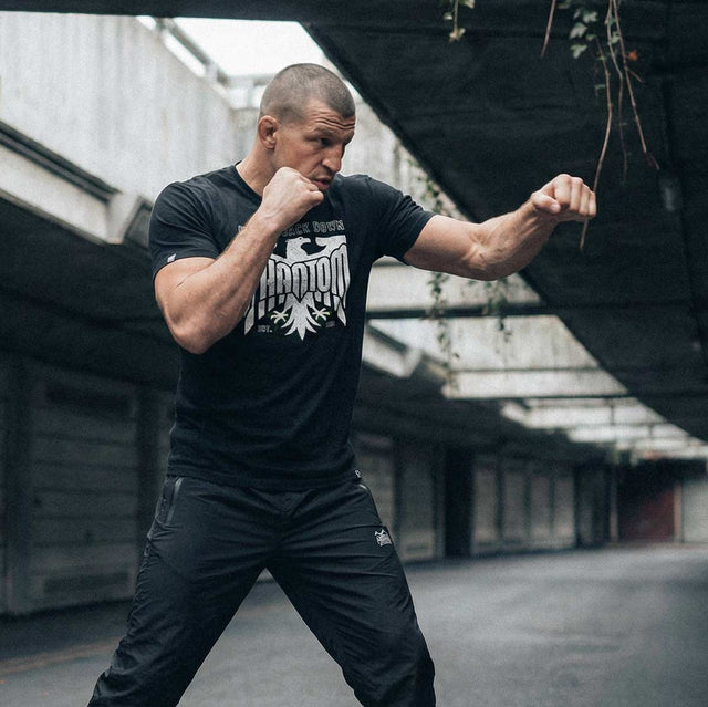 Phantom Athletics T-Shirt Germany Never Back Down – Black
