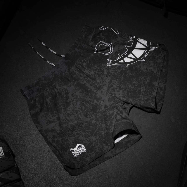 Phantom Athletics MMA Shorts Fusion Serious – Black