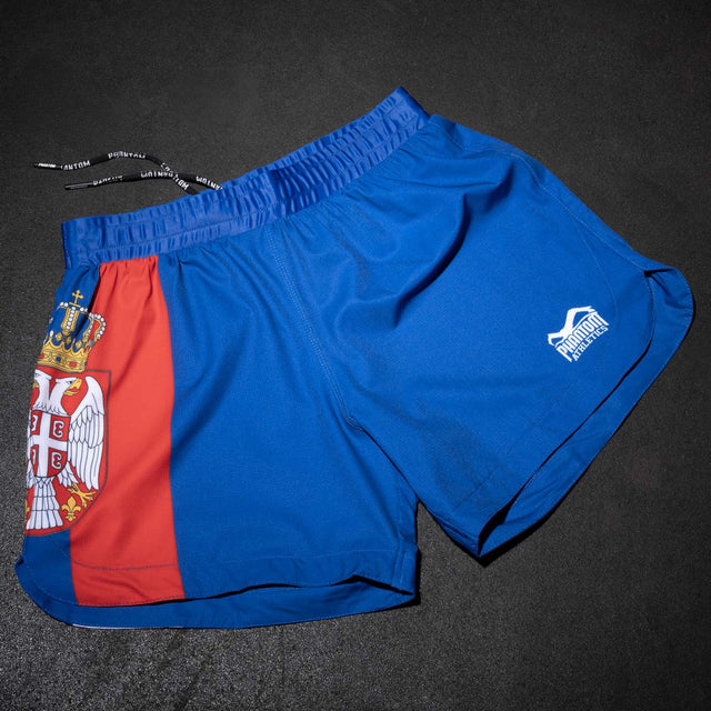 Phantom Athletics MMA Shorts Fusion-R Team Serbia – Red/White/Blue