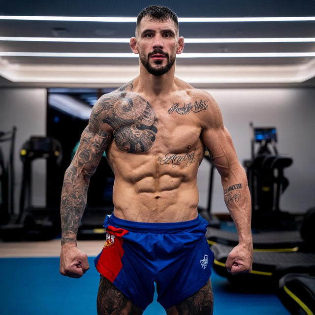 Phantom Athletics MMA Shorts Fusion-R Team Serbia – Red/White/Blue