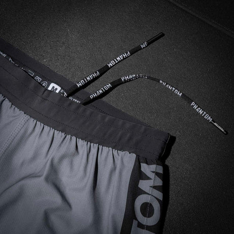 Phantom Athletics Compressie Shorts Fusion 2in1 Apex - Grijs