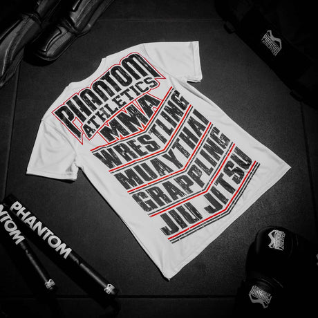 Camiseta Phantom Athletics EVO MMA Sports – Blanco