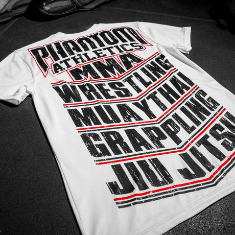 Camiseta Phantom Athletics EVO MMA Sports – Blanco