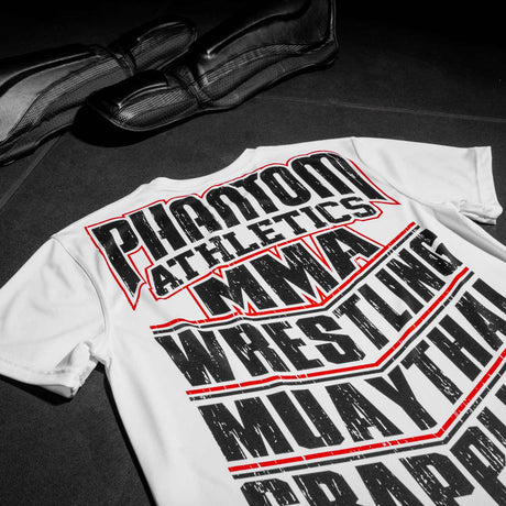 Camiseta Phantom Athletics EVO MMA Sports – Blanco