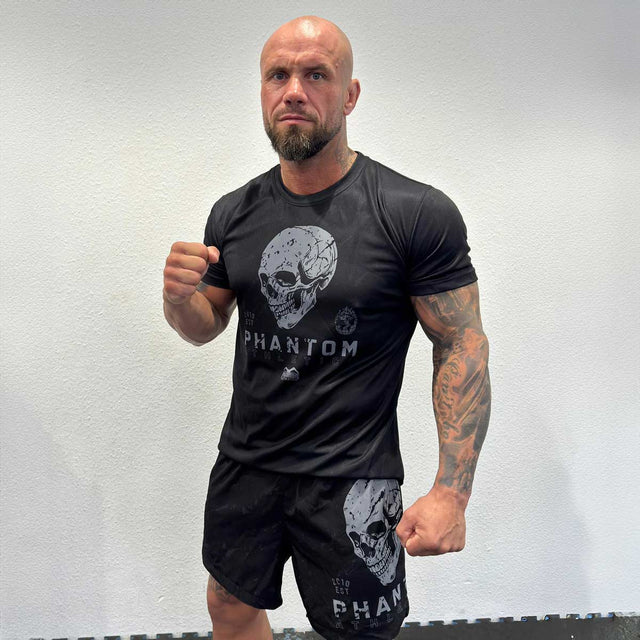 Phantom Athletics MMA Shorts Fusion Skull – Black